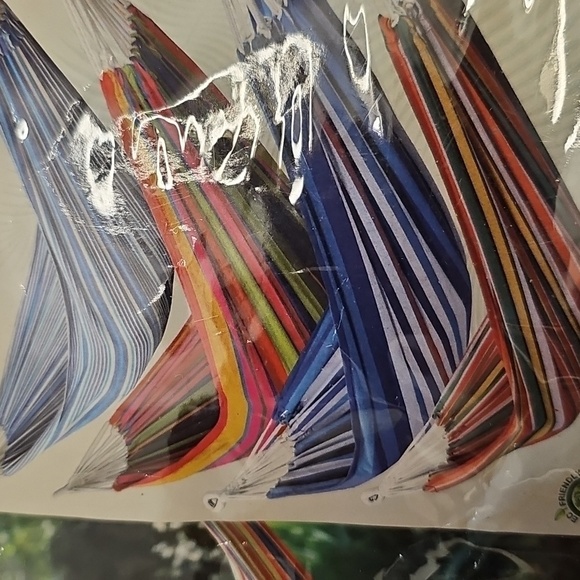 Paradise Hammocks Multi-Color Hammock in a Bag. Good Used Condition. - Picture 6 of 9